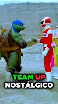 When the Power Rangers met the Teenage Mutant Ninja Turtles 🐢⚡
