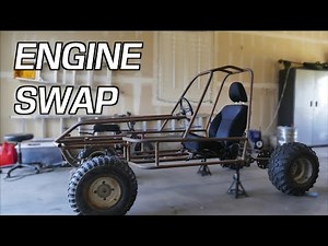 X̶L̶5̶0̶0̶s̶ Suzuki GS550 Mini Buggy Build Part 3! || ENGINE SWAP!!