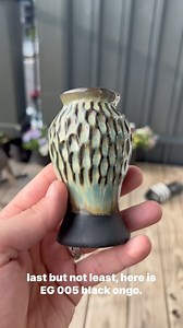 8K views · 34 reactions | Rounding out the engobes with EG005 Black Engobe. If you like the look of dark clay bodies but want to eliminate the surface issues they can have, this Black Engobe is perfect! Test tile: SW219 Opal Lustre over EG005 Black Engobe fired to cone 6 Combo cup: SW119 Cinnabar over SW218 Micro Ash over EG005 Black Engobe or bare bisque fired to cone 6 #makeitmayco #engobes #micros #stonewareglaze #stonewarepottery | Mayco Mud Room | Facebook