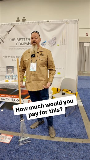 I want a refund on all the times I bent over. #newtools #c2c #garden #rake @GripTiteTools