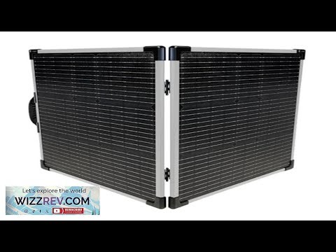 Folding Solar Panel 100 Watt 12 Volt for RV OffGrid Camping Travel