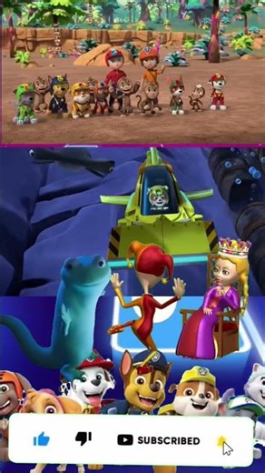 PAW Patrol Funny Rescue Adventure! 😱 Giant Squid, Blue Creature & Princess Surprise 👑🐙🐶 #pawpatrul
