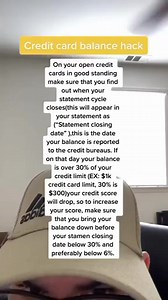 Credit card balance hack! Follow for more tips! #creditcardhacks #creditscore #creditkarma #mortgagebroker #creditrestoration #creditcard #badcredit #studentloans #goodcredit #creditcards #fypシ | The Financial ER