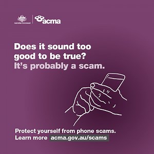 100 reactions · 46 shares | Scammers are sneaky. If it sounds to good to be true, it usually is. | Australian Communications and Media Authority | Facebook