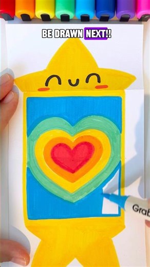 EMOJI MIX ⭐️😊❤️🧡💛💚💙 | WHAT SHOULD I DRAW NEXT? #short #emojimix #art #drawing #fyp