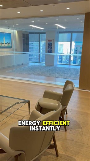 This Glass Can Turn Dark Automatically 🪟☀️😳 #shorts #smartglass #electrochromicglass #facts