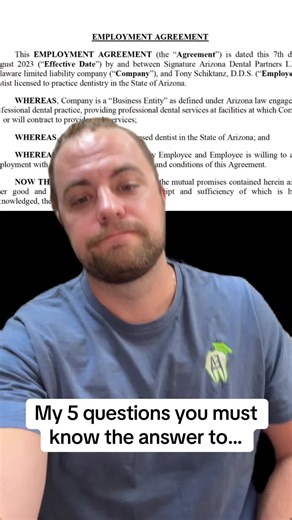 5 questions you must be able to answer before ever signing an associate agreement.