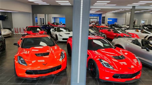 Browse our Indoor Showroom! We are the largest PreOwned Corvette Dealer on the East Coast! Give us a call 856-461-1199 or stop in and have a coffee with us! 🤗 150 Pristine, low mileage Perfect Corvettes & American Muscle! autodirectcars.com autodirectcorvettes.com #corvette #corvettec8 #corvettec8z06 #preownedcorvette #supercharged | Auto Direct Corvettes