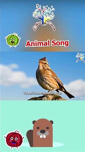 Windy Hills Adventure! 🌾🐇 | Bird, Bunny & Nature Animal Song for Kids!