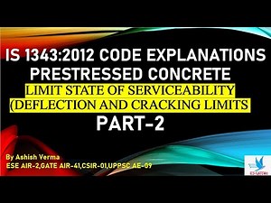 IS1343:2012|Prestressed Concrete Code|Limit State of Serviceability|Cracking|Deflection|Part-1
