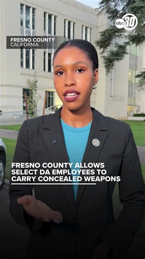 Fresno County personnel in the District Attorney's Office will soon be allowed to carry concealed firearms in county buildings and parks under a new county policy.