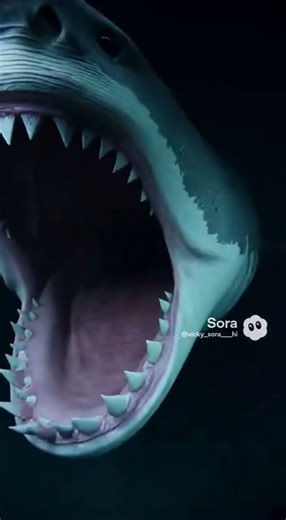 funny AI divers encounter great white shark#funny