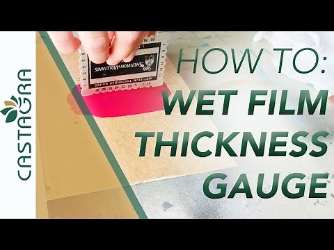 How To Use A Wet Film Thickness Gauge