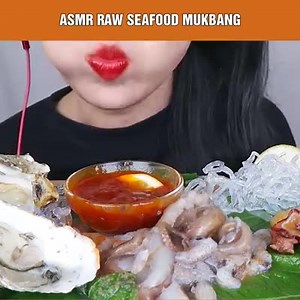 786K views · 16K reactions | RAW SEAFOOD MUKBANG - SQUID, OYSTER, SEA PINEAPPLE NO TALKING EATING SOUNDS #ASMR #Mukbang #EatingSounds #EatingShow | ASMR Mukbang Eating Show | Facebook
