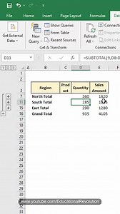 Summarize Data - DataAnalysis Technique in Excel | Educational Revolution