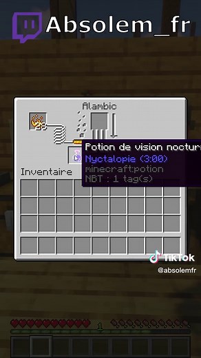 Potion d'invisibilité dans Minecraft : Recette facile