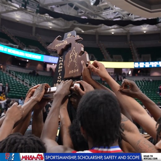 Congratulations to Warren Lincoln. 2024 MHSAA Division 2 Boys Basketball State Champions with a 53-39 win over Grand Rapids Christian. It's the first boys basketball state title in school history for Lincoln. | State Champs Michigan