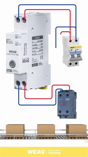 Smart Line Control: Integrating WiFi Relay with Conveyor Systems.