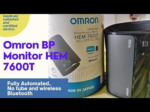Omron HEM-7600T Blood Pressure Monitor Smart tubeless & wireless & Bluetooth function (India Review)