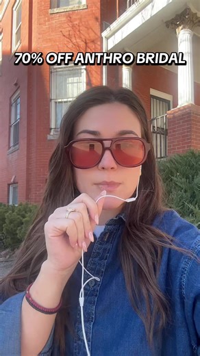 Bridal Sample Sale at Anthropologie - 70% Off Dresses