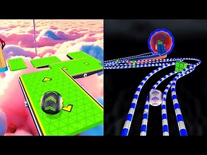 Going Balls Reverse Night Mode – Ultimate Fast Run vs Normal! #Gaming #Ball