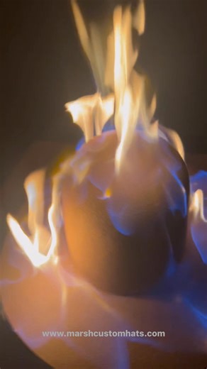 Burning off the long hairs on a pure beaver hat body. This is done before I hand finish to an even softer feel. Check out my website at www.marshcustomhats.com with any questions about the process. Follow me on IG at Mike Marsh Custom Hats “Where Hats Are My Likeness Please share! | Mike Marsh Hats