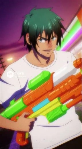 Instense parking lot super soaker fight