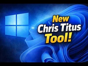 New Chris Titus Tool For Windows 10-11!