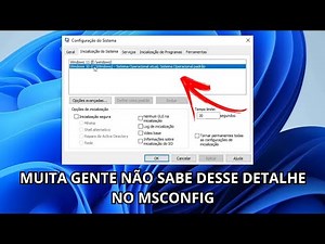 Como Adicionar Instalação Do Windows No Menu De Inicialização Do Sistema Do MSCONFIG