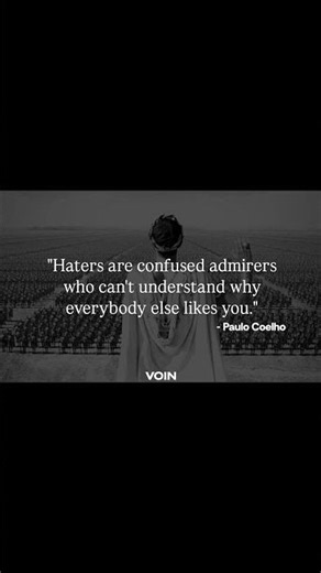 Paulo Coelho on Haters | Why Successful People Always Have Critics #philosophy #shorts #reels #fyp