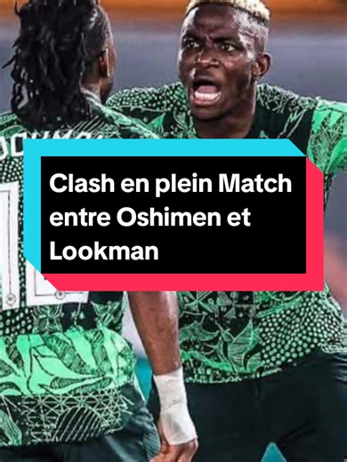 🇳🇬 TENSION CHEZ LES SUPER EAGLES ! Osimhen explose contre Lookman malgré la victoire (4-0). 😱 Déjà auteur d'un doublé, l'attaquant de Naples en voulait encore plus. Caprice de star ou exigence de champion ? 🧐 Victor a filé direct aux vestiaires sans fêter la qualif... #Osimhen #Nigeria #Lookman #CAN2025 #SuperEagles