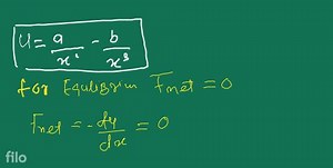 A particle located in one dimensional potential field has poten... | Filo