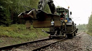 How to replace railway ties without pulling up the rails