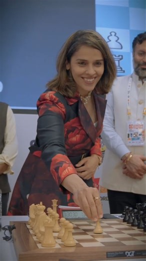 All India Chess Federation on Instagram: "“An iconic moment as Saina Nehwal, India’s badminton legend and Olympic medalist, made the ceremonial first move at Game 2 of the FIDE World Cup Finals.” Video:- @mgd1_esports @narendramodi @mansukhmandviya @drpramodpsawant @dr.ramesh_tawadkar @fide_chess @withnitin @aicf_chess @media.iccsai @official_sportsauthoritygoa @sports_youth_affairs_goa #FIDEWorldCup2025 #itsyourmove"