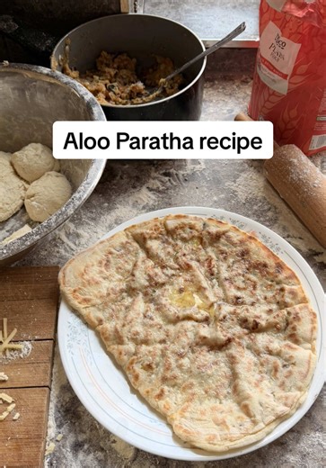 Easy Aloo Paratha Recipe with 2 Ingredients