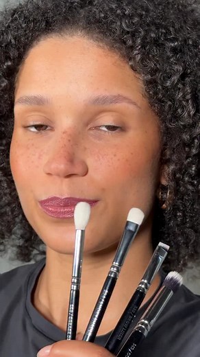 One brush set, every step covered. The Mini Eye Brush Set - mini, travel-friendly, and made to do it all: Blend your liner. Buff your concealer. Brush up your brows. Your everyday essential, wherever you’re headed. | ZOEVA