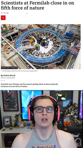 Fermilab may have discovered 5th force of nature #technology #science #fermilab #particleaccelerator #physics #physictok #theoreticalphysics