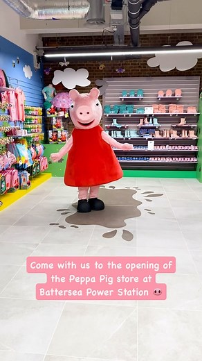 Peppa Pig on Instagram: "Peppa Pig has arrived at Battersea Power Station in London! 🇬🇧🐽 Step inside the World of Peppa and explore clothing, accessories, toys, playsets, Peppa meet-and-greets, and more in the first-ever standalone Peppa Pig store 🤩 Will we be seeing you there?! 👀 @peppapigbattersea"