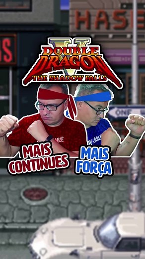 DOUBLE DRAGON V: THE SHADOW FALLS PARA SNES. Jogo de luta de uma das franquias mais clássicas dos games. Aqui tem dois códigos, uma para continues extras e um para aumentar as habilidades dos personagens. SE LIGA AÍ! #doubledragon #fight #snes #jogoantigo #dicas #truques #memoriadesbloqueada