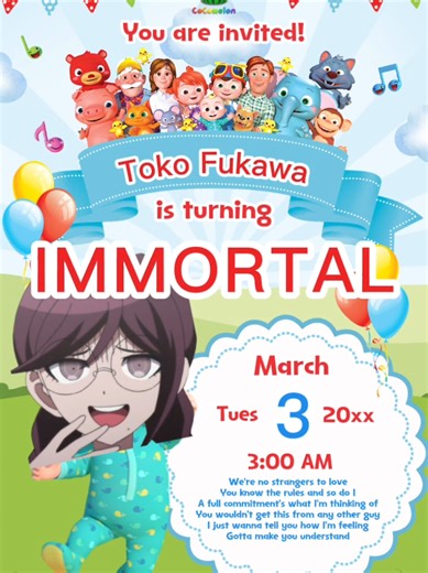 Toko Fukawa: Immortal by March 2026?
