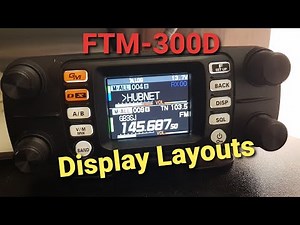 Yaesu FTM-300D Display and APRS