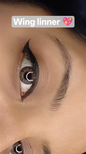 Perfect Wing Liner Tutorial for Beginners 💖 | Easy & Quick💖#youtubeshorts #short