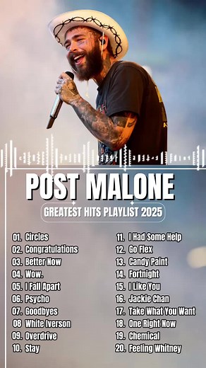 Post Malone Greatest Hits Playlist 2025