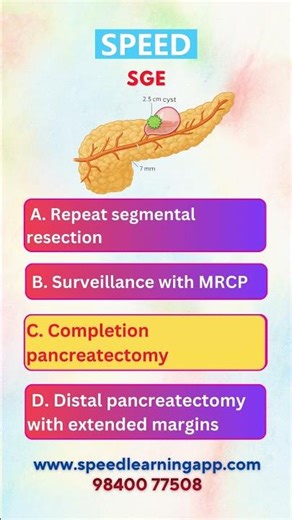 INI SS / NEET SS |High-Risk IPMN | Surgical Gastroenterology | SPEED Learning App
