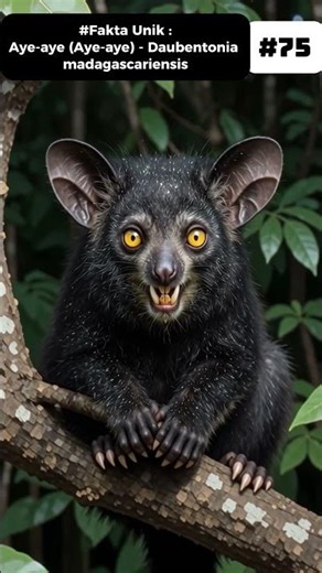 3 UNIQUE FACTS: The Demon Primate's SKELETON Finger! #Shorts #CreepyAnimals
