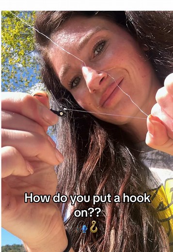 How do you put your hooks on?! #fishing #fishtok #hook #fishingtiktoks #fishingtips