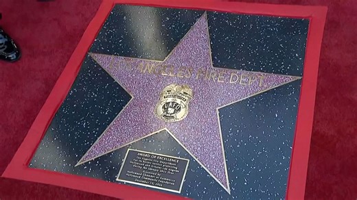LAFD receives star on the Hollywood Walk of Fame