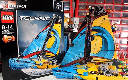乐高评测：乐高科技组新品42074赛艇A模式