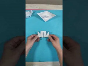 How to Make Cute Origami Paper Ship and Rooster