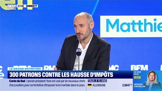 "Faire de la France le meilleur pays au monde pour entreprendre": Matthieu Boeche, fondateur du mouvement 300 pour la France, veut apporter ses solutions pour faciliter la création d'entreprises dans le pays